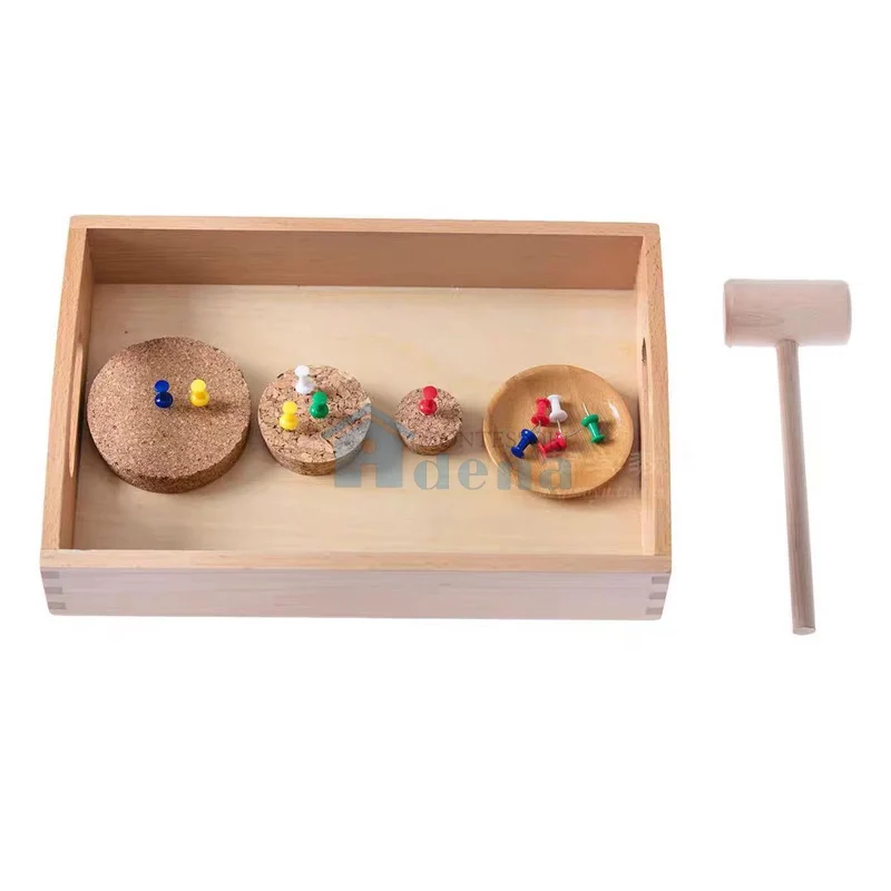 Adena Montessori Practical Life Materials Usage of Hammer