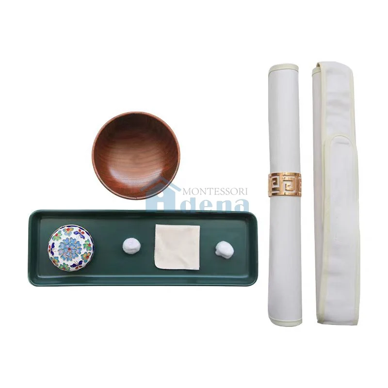 Adena Montessori Practical Life Materials Polishing Wood