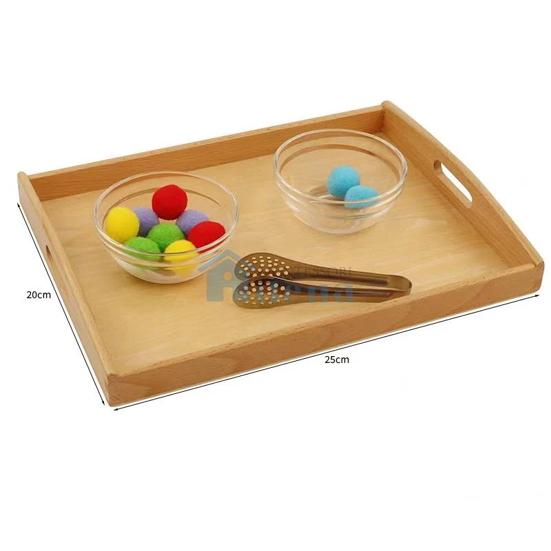 Adena Montessori Practical Life Materials Clip Activity - Small Metal Clips