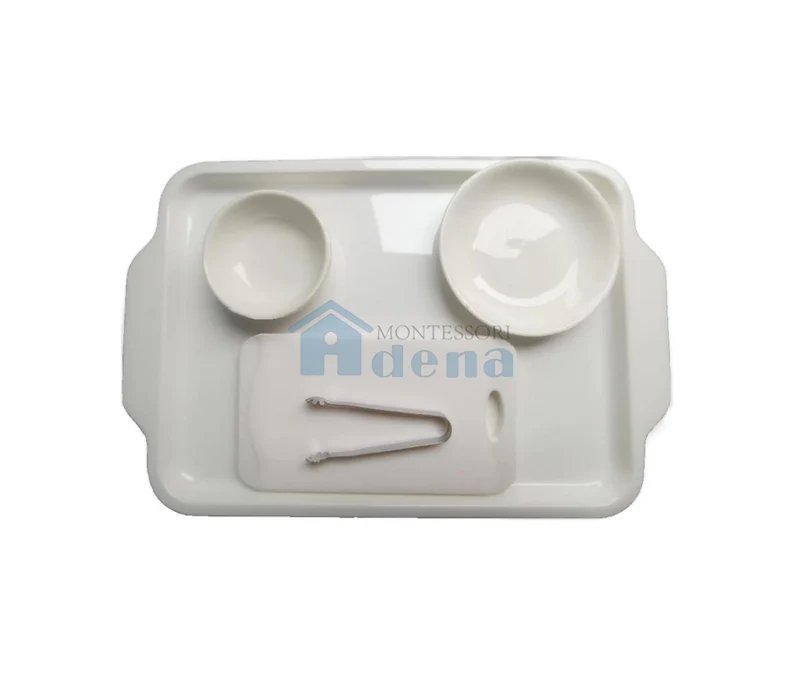 Adena Montessori Practical Life Materials Peeled edamame Classroom activity set