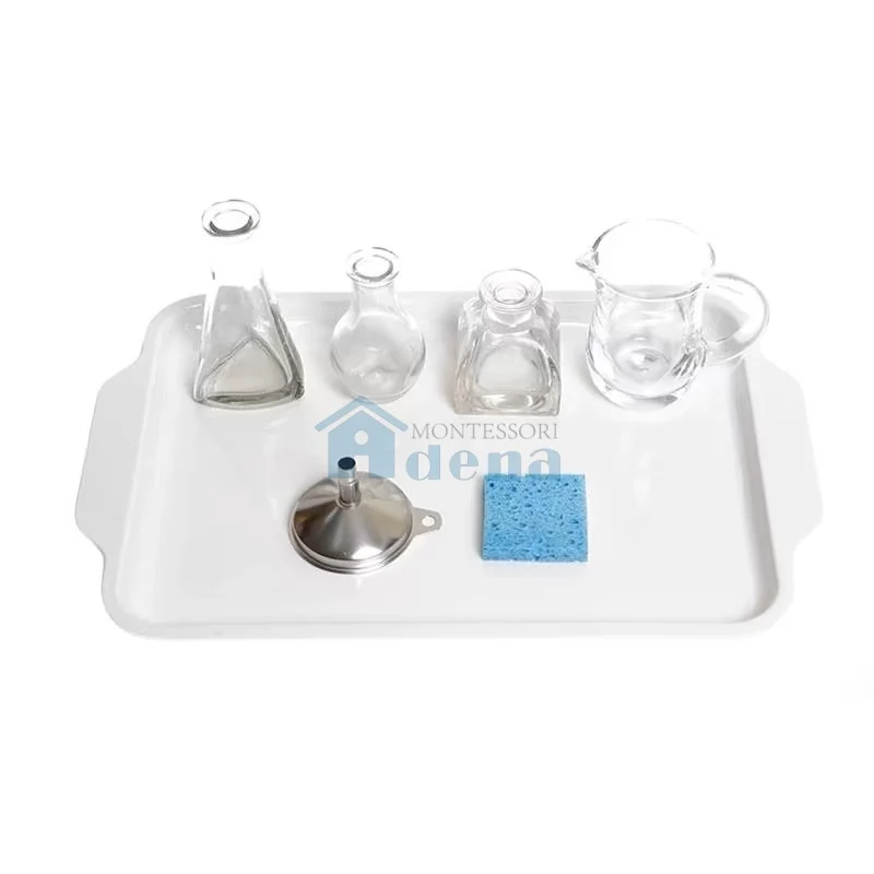 Adena Montessori Practical Life Materials Water Pouring Activity With Tray