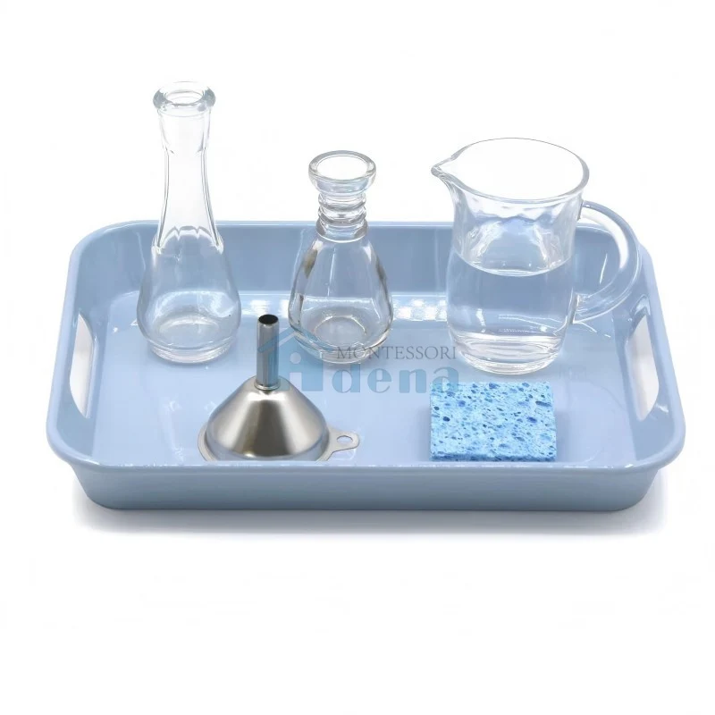 Adena Montessori Practical Life Materials Water Pouring Activity With Tray