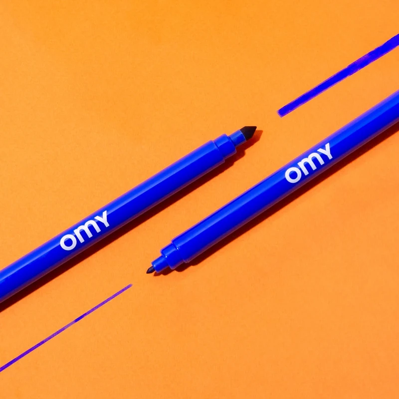 OMY – Boîte de 16 feutres magiques double pointe – Couleurs changeantes & fluo