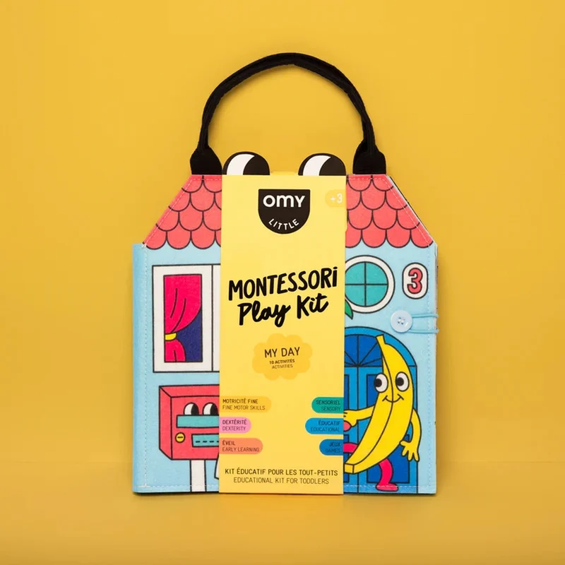 OMY – Valisette d’activités Montessori “My Day” – 10 activités éducatives dès 3 ans