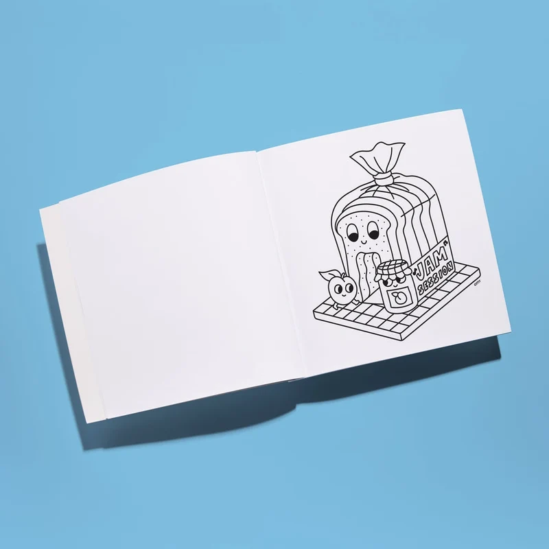 Cozy Art – Cahier de coloriage “Super Market” – 28 pages détachables kawaii (21×21 cm)