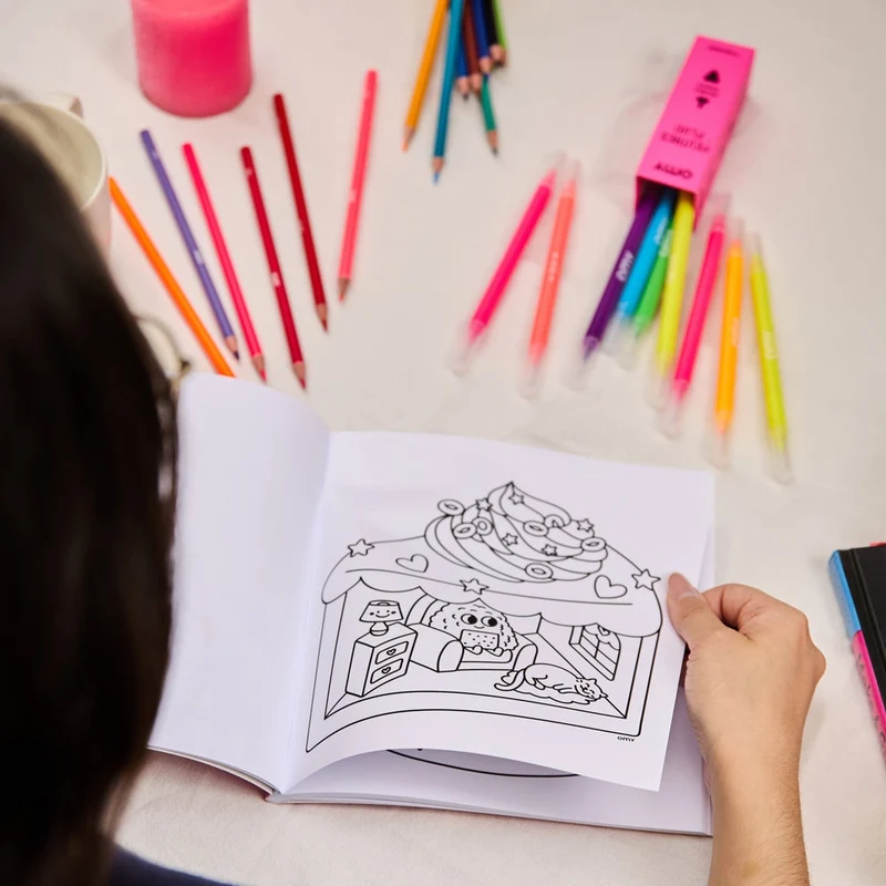 Cozy Art – Cahier de coloriage Kawaii “Cozy” – 28 pages détachables apaisantes