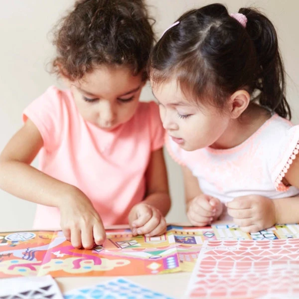Poster créatif chiffres enfant Poppik – 520 stickers – Apprendre à compter de 1 à 10 (3–7 ans)