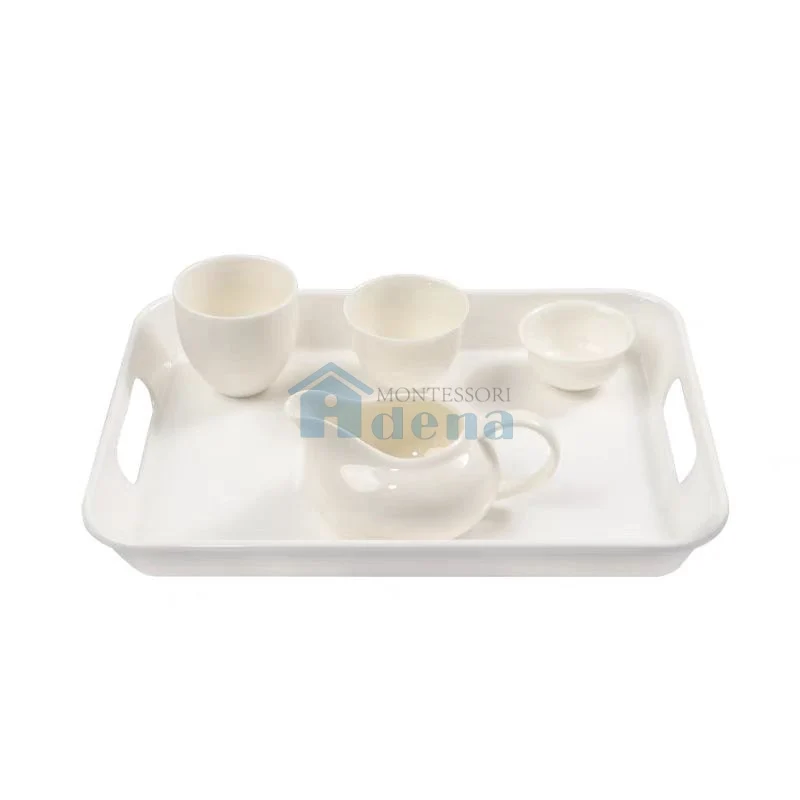 Adena Montessori Kids Wooden Educational Toy Pouring Grains