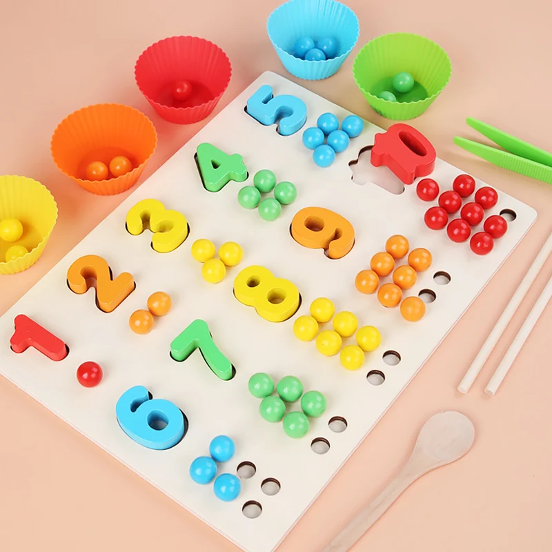 Number Clip bead assembly board
