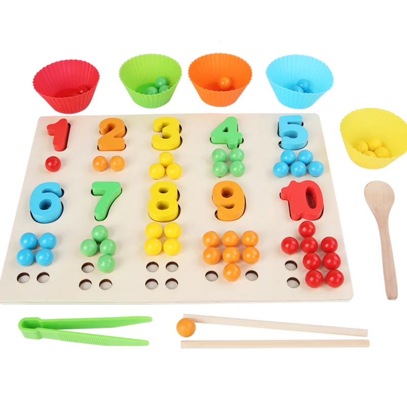 Number Clip bead assembly board