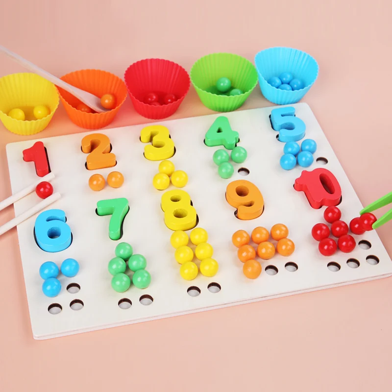 Number Clip bead assembly board