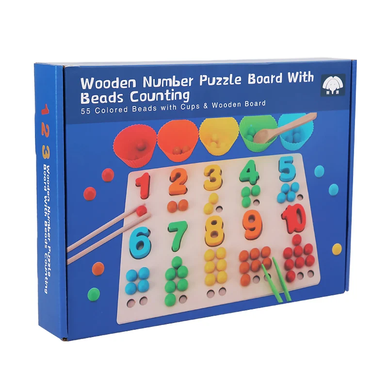 Number Clip bead assembly board
