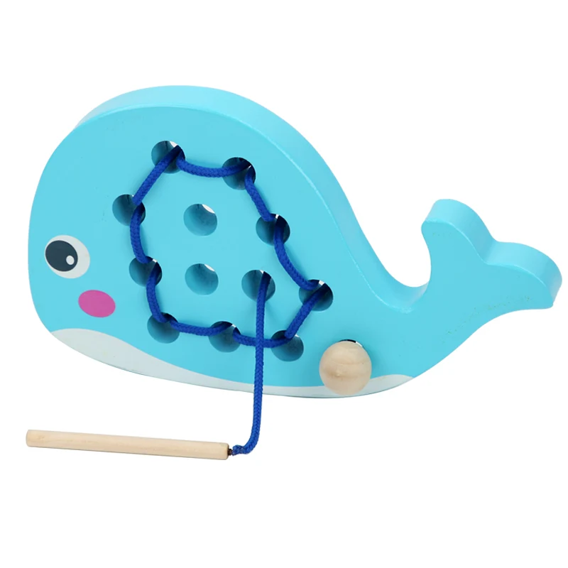 Whale threading toy/Little Yellow Duck Threading toy