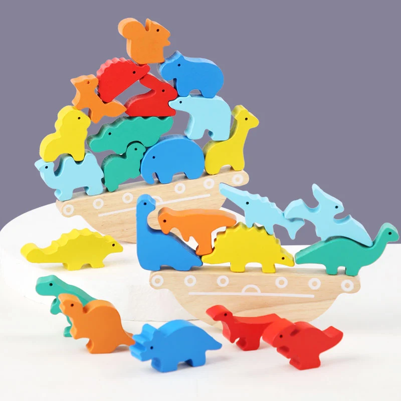 Animal balance boat /Dinosaur balance boat