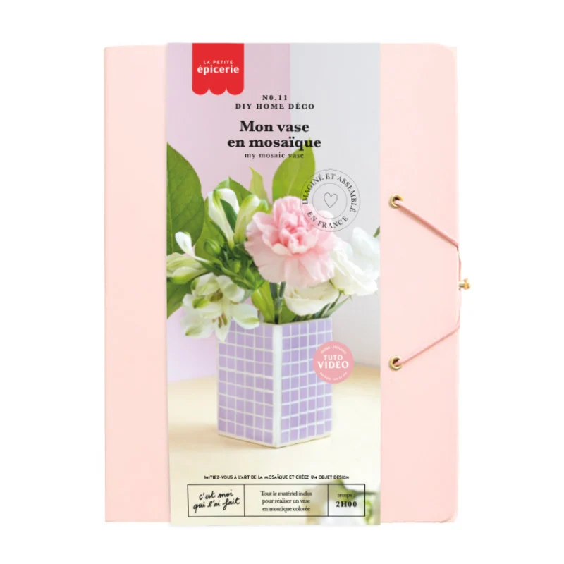 Kit DIY Vase en Mosaïque – Créez Votre Vase ou Pot à Crayons Décoratif | La Petite Épicerie