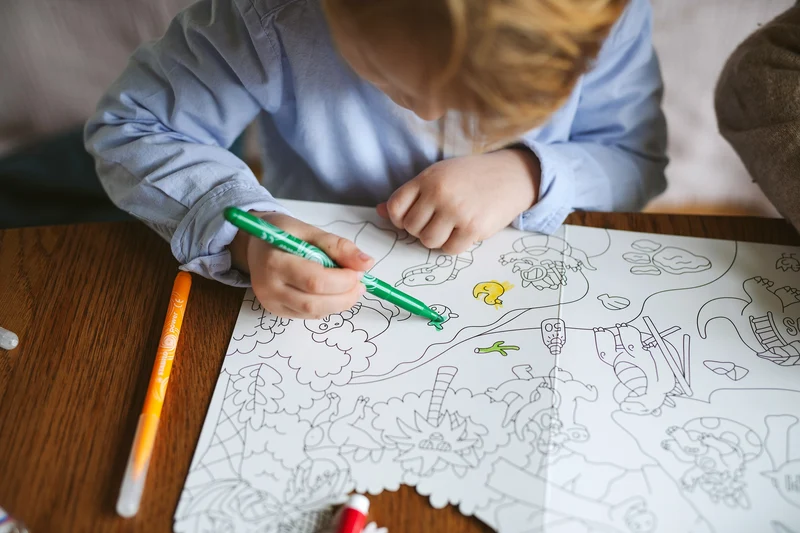 DINOLAND – Kit créatif de coloriage dinosaures – Activité manuelle dès 3 ans