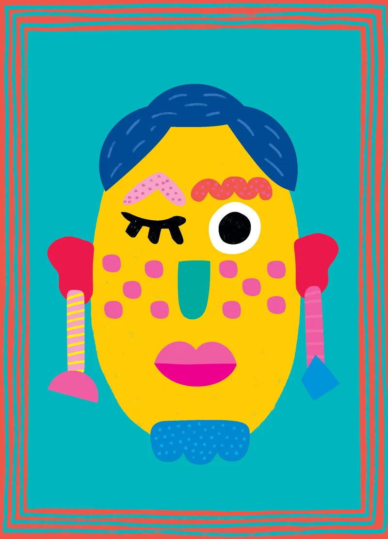 FUNNY PORTRAITS – Kit créatif 8 portraits rigolos dès 3 ans | OMY x Gallimard