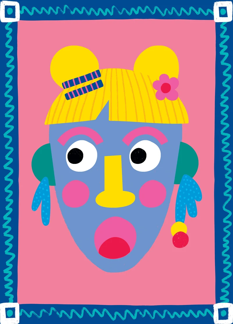 FUNNY PORTRAITS – Kit créatif 8 portraits rigolos dès 3 ans | OMY x Gallimard