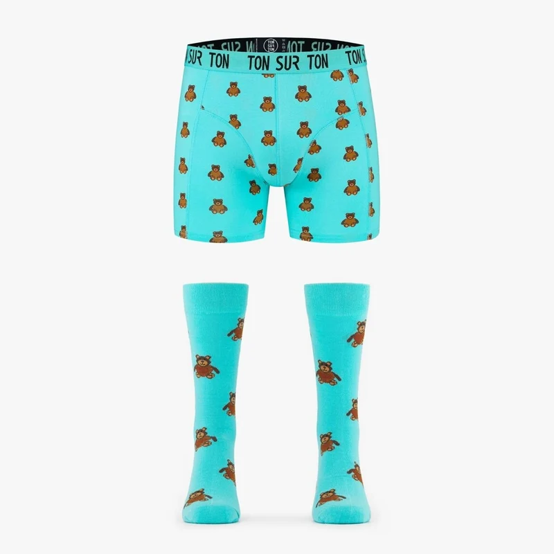 Chaussettes & Boxer Theodore – Coton Bio – Cadeau Homme