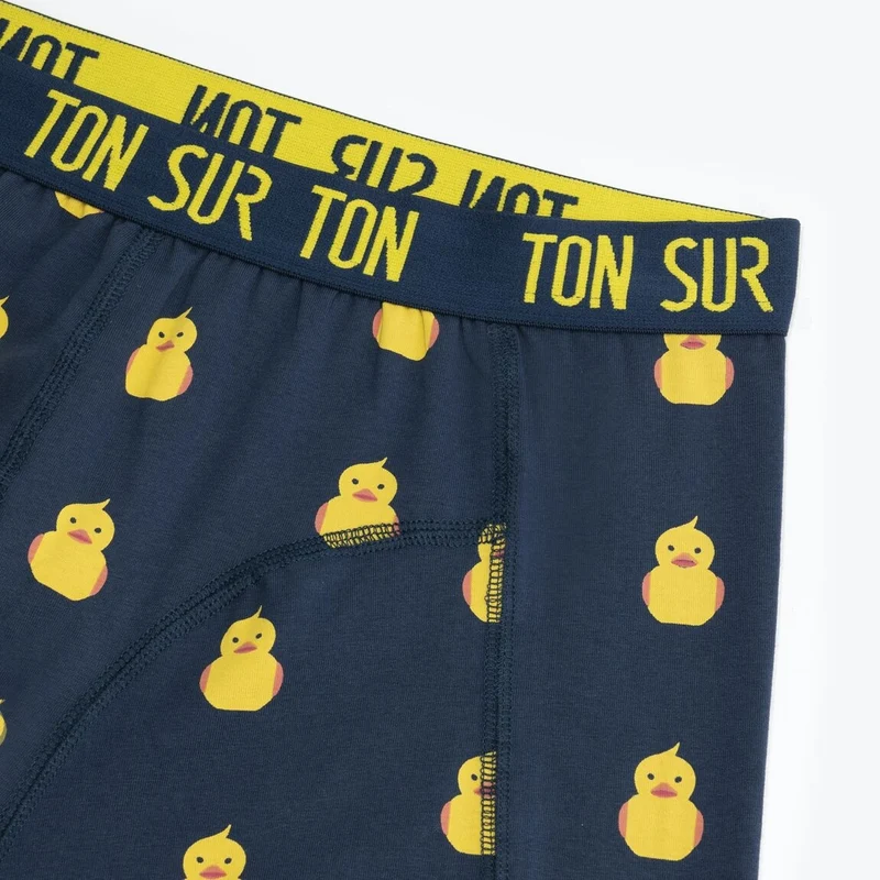 Chaussettes & Boxer Quack Canard – Coton Bio – Cadeau Homme Original