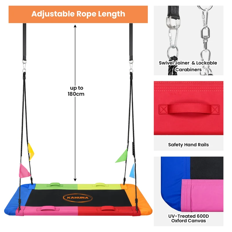 Kahuna Heavy Duty 60 Inch Rectangular Tree Swing