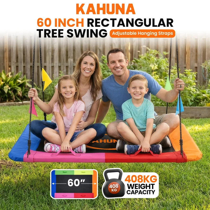 Kahuna Heavy Duty 60 Inch Rectangular Tree Swing
