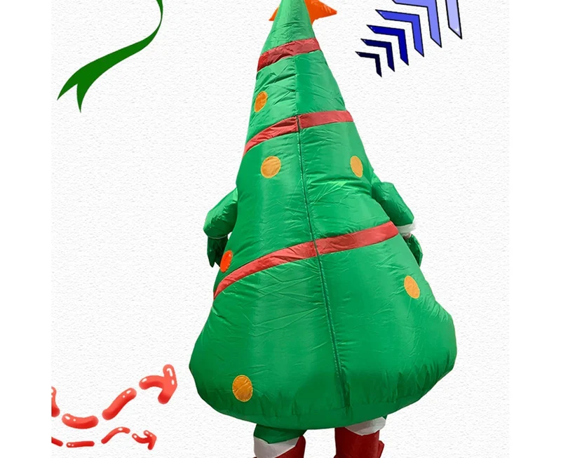 Christmas Cartoon Doll Costumes Air Model Inflatable Christmas Tree