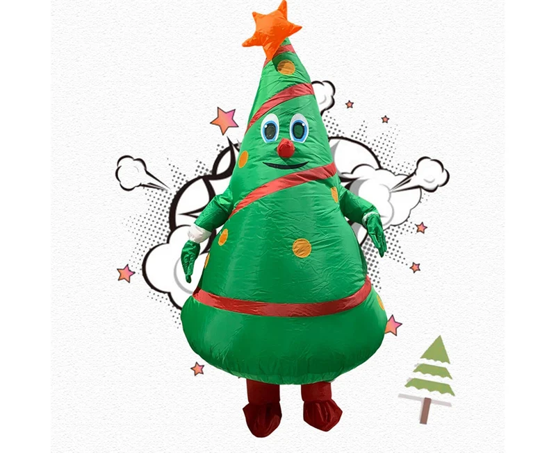 Christmas Cartoon Doll Costumes Air Model Inflatable Christmas Tree