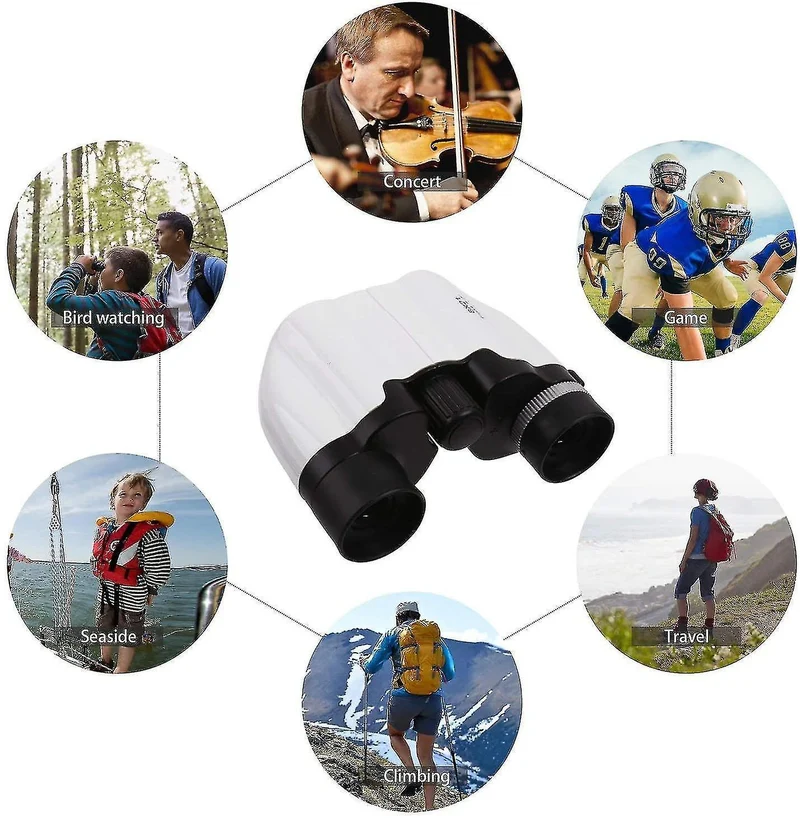 8x21 Binoculars for Babies Mini Compact Christmas Gift Binoculars