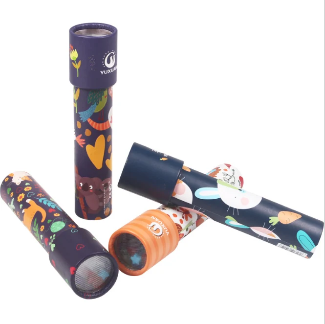 XQ302 Children's magic kaleidoscope multi-prism nostalgic science toys boys and girls baby birthday gifts 3-6 years old