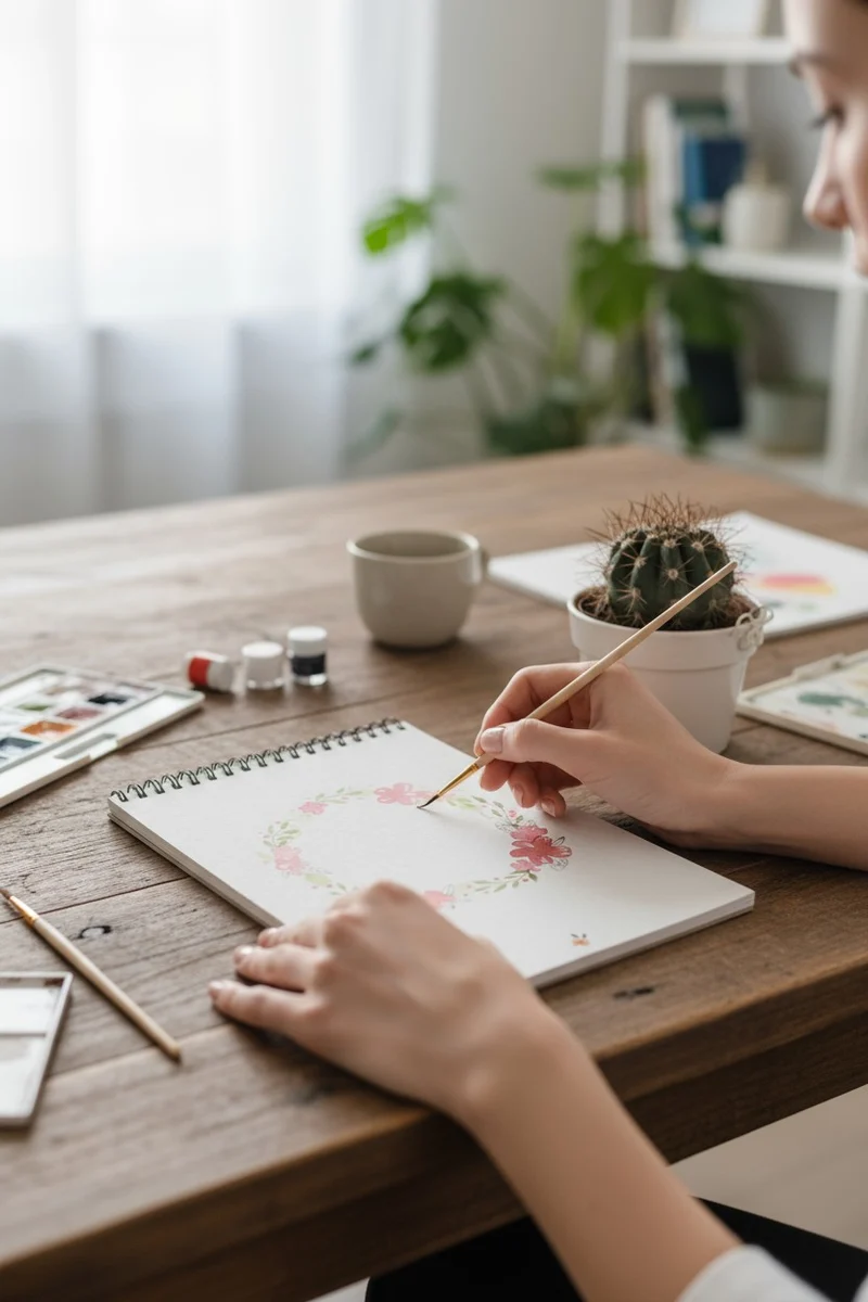 Carnet de dessin – Floraison Maison Joliette