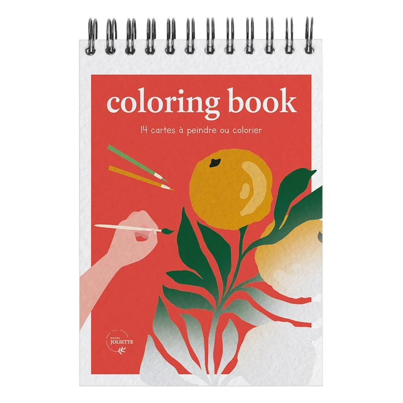 Carnet de coloriage A6 – Tropical Maison Joliette