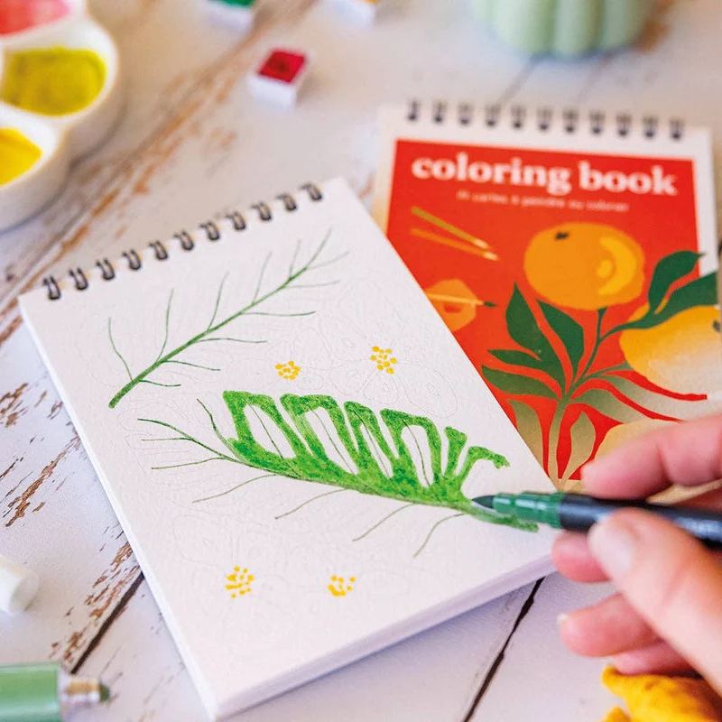 Carnet de coloriage A6 – Tropical Maison Joliette