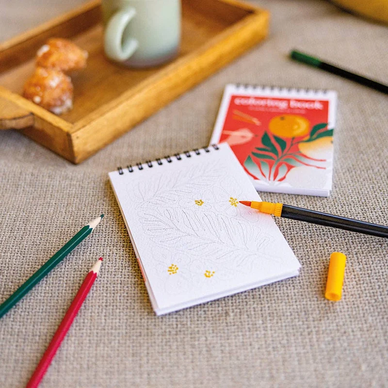 Carnet de coloriage A6 – Tropical Maison Joliette