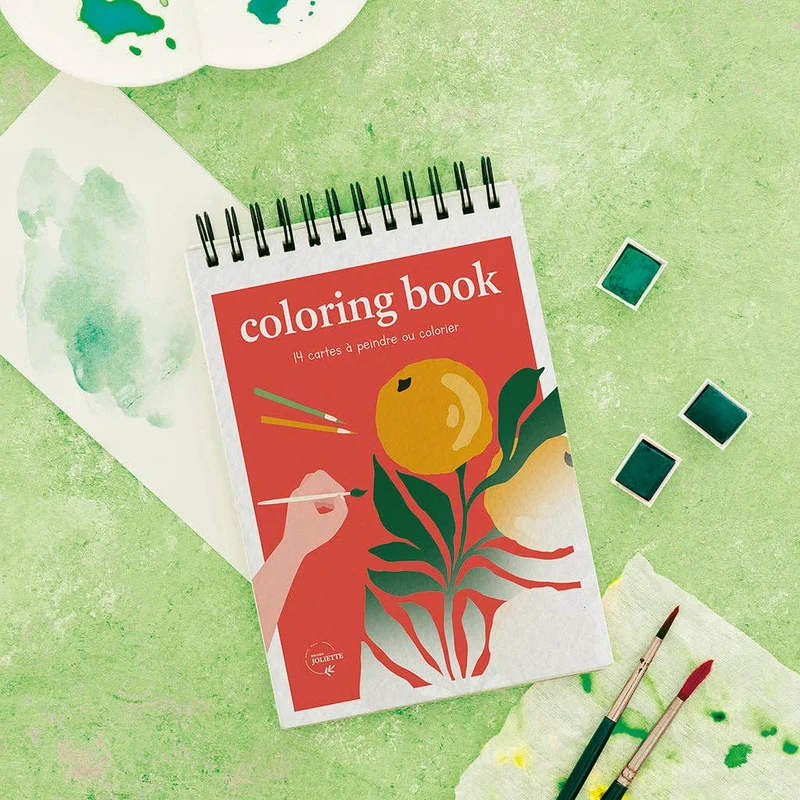 Carnet de coloriage A6 – Tropical Maison Joliette