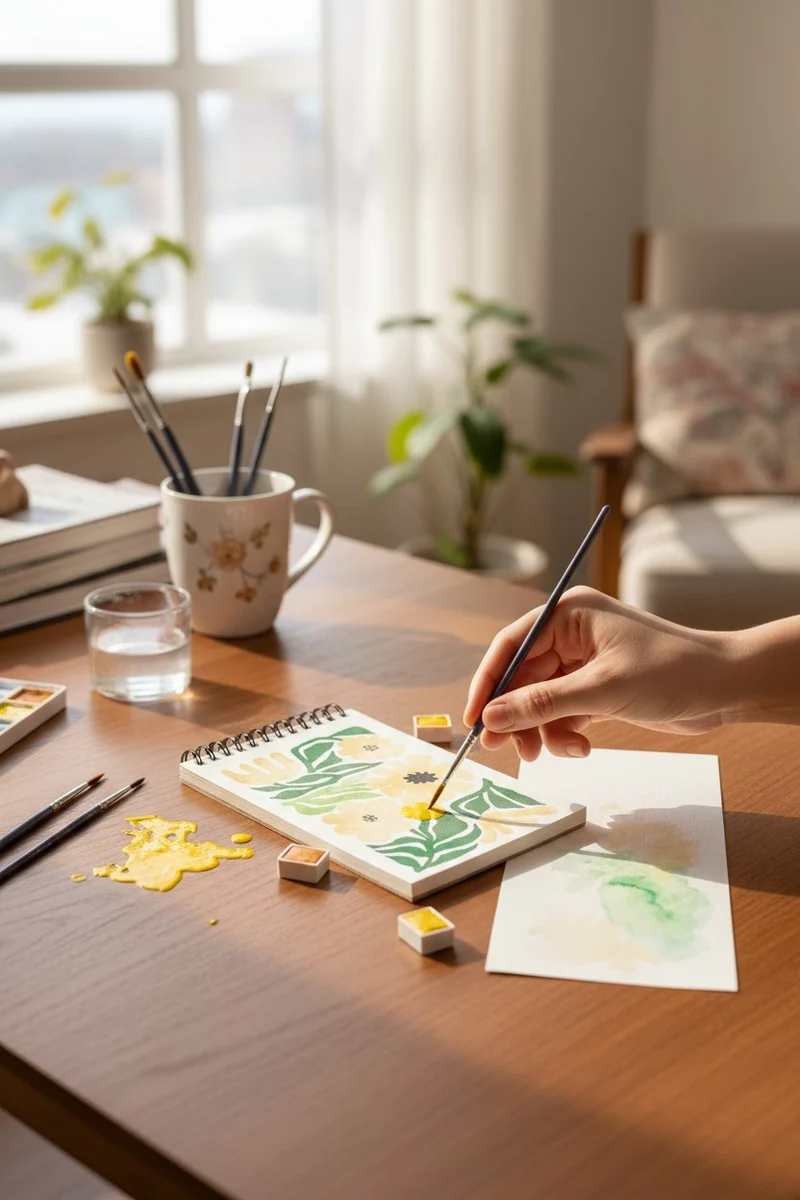 Carnet de coloriage A6 – Tropical Maison Joliette