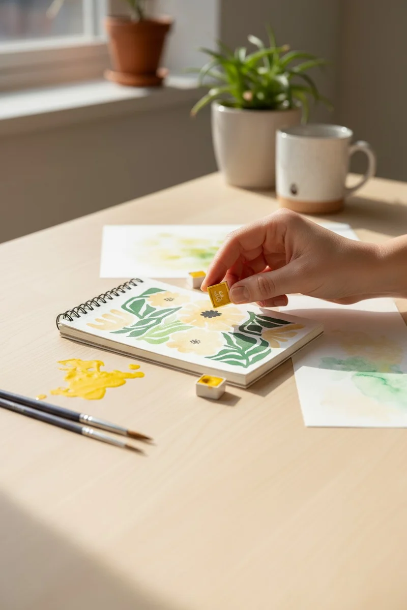 Carnet de coloriage A6 – Tropical Maison Joliette