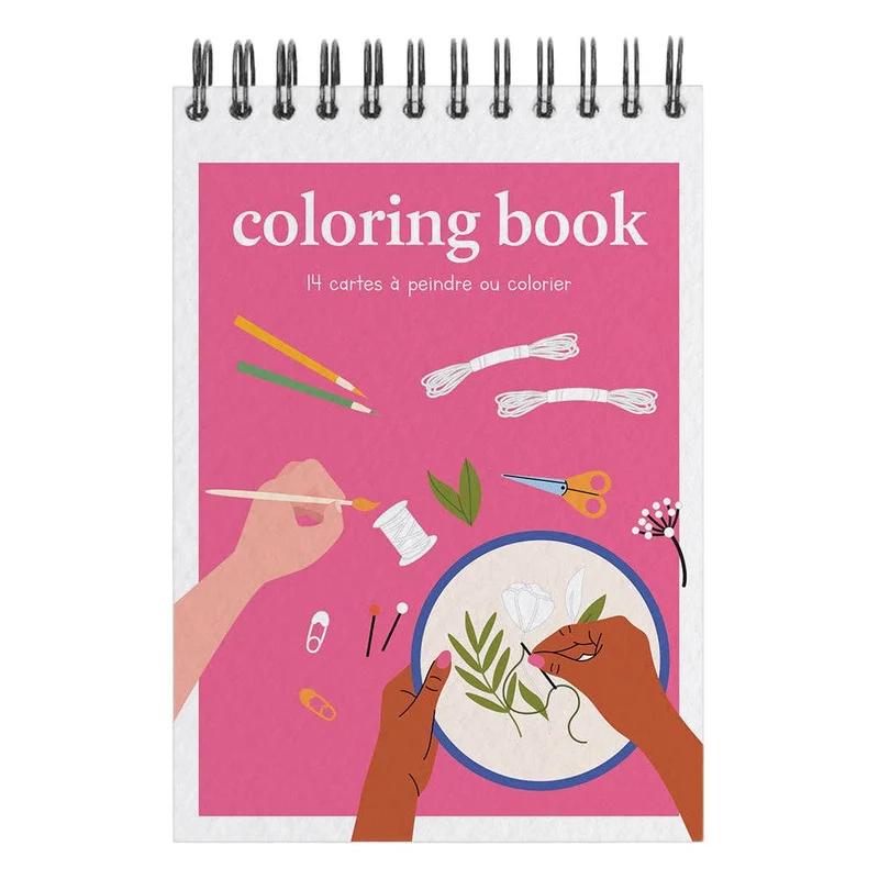 Carnet de coloriage A6 - Do It Yourself Maison Joliette
