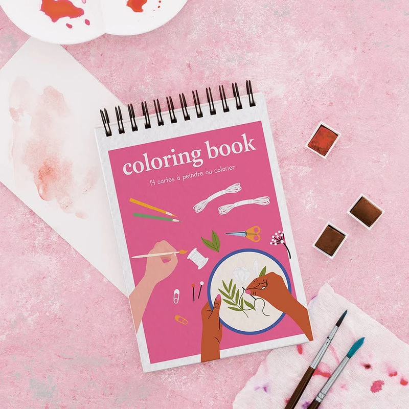 Carnet de coloriage A6 - Do It Yourself Maison Joliette