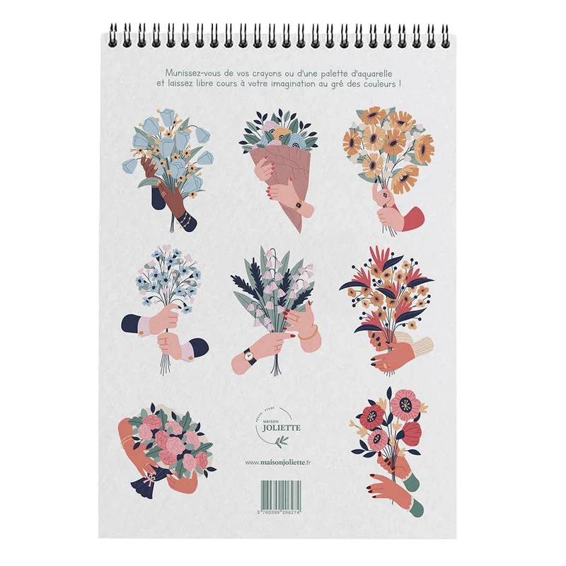 Carnet de coloriage A4 – Entre tes mains Maison Joliette