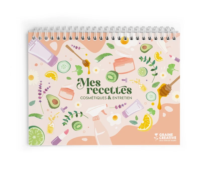 Carnet Mes Recettes Cosmétiques & Entretien – DIY Maison & Zéro Déchet
