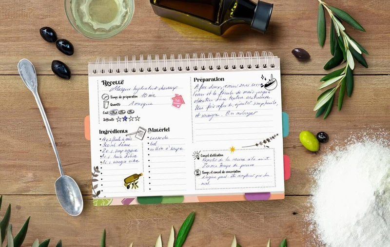 Carnet Mes Recettes Cosmétiques & Entretien – DIY Maison & Zéro Déchet