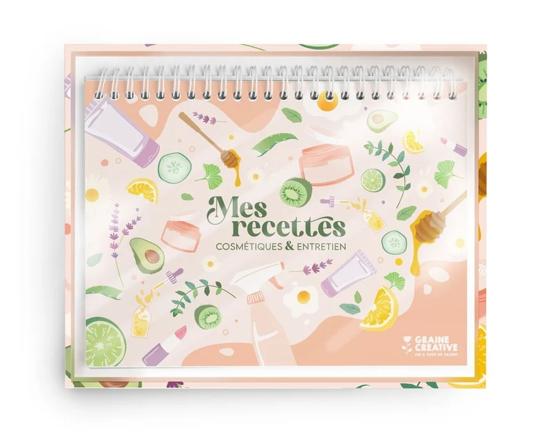 Carnet Mes Recettes Cosmétiques & Entretien – DIY Maison & Zéro Déchet