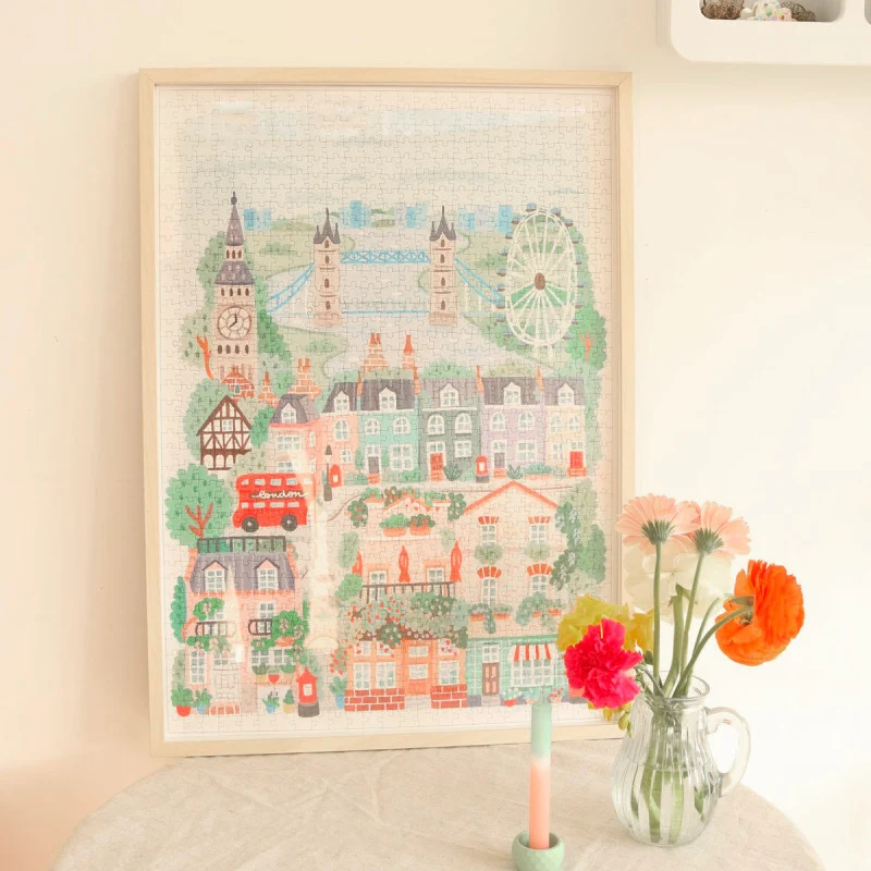 Puzzle London 1000 Pièces – Hoglet & Co x La Petite Épicerie | Collection Quatre Coins