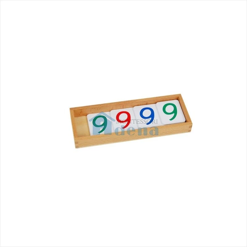 Small PVC Number Cards With Box (1-9000) C059
