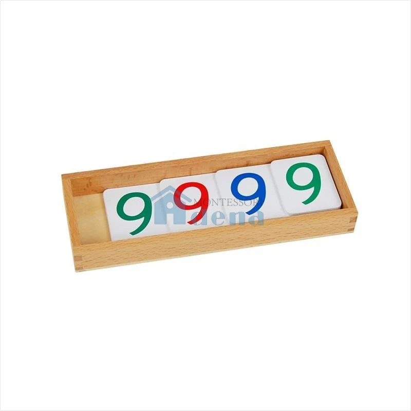 Large PVC Number Cards With Box (1-9000) C058