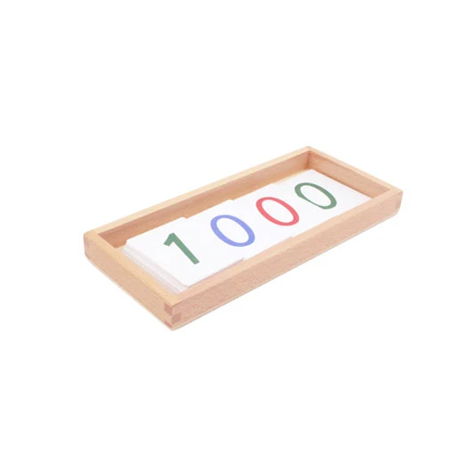 Large PVC Number Cards With Box (1-9000) C058