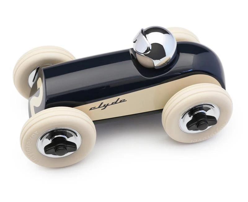 Playforever Midnight Race Car - Clyde (Black and White) / Voiture de course de minuit - Clyde (noir et blanc)