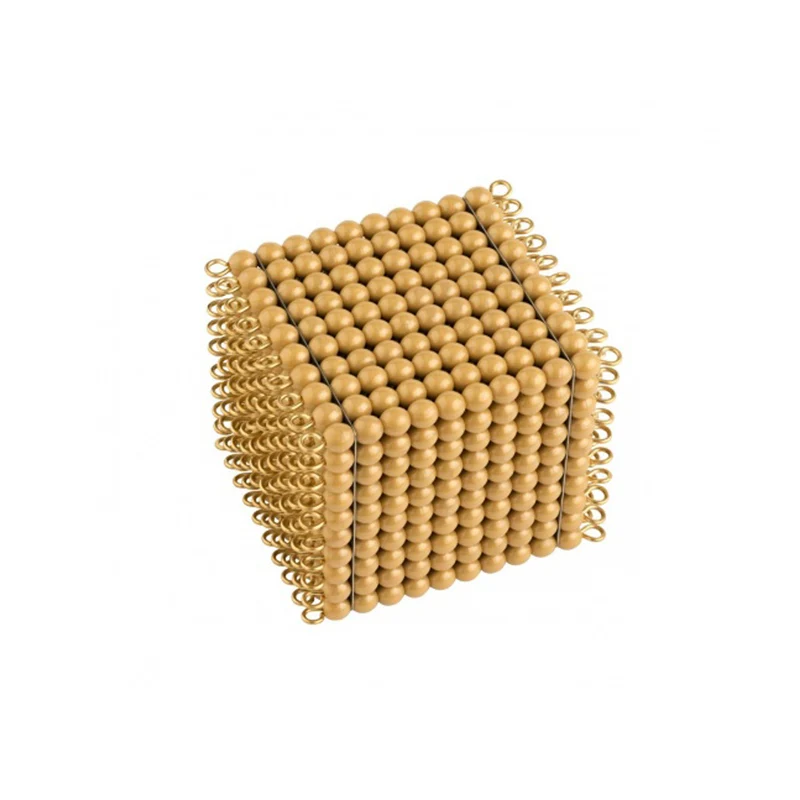 Cube de 1000 perles dorées - GAM AMI