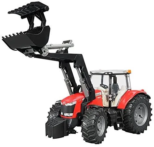 Bruder Massey Ferguson 7600 with Frontloader Truck/Camion avec chargeur frontal - 3047